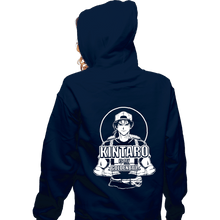 Load image into Gallery viewer, Daily_Deal_Shirts Zippered Hoodies, Unisex / Small / Navy Kintaro Is My Goldenboy
