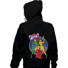 Load image into Gallery viewer, Shirts Zippered Hoodies, Unisex / Small / Black Princess Spies!
