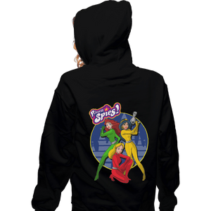 Shirts Zippered Hoodies, Unisex / Small / Black Princess Spies!