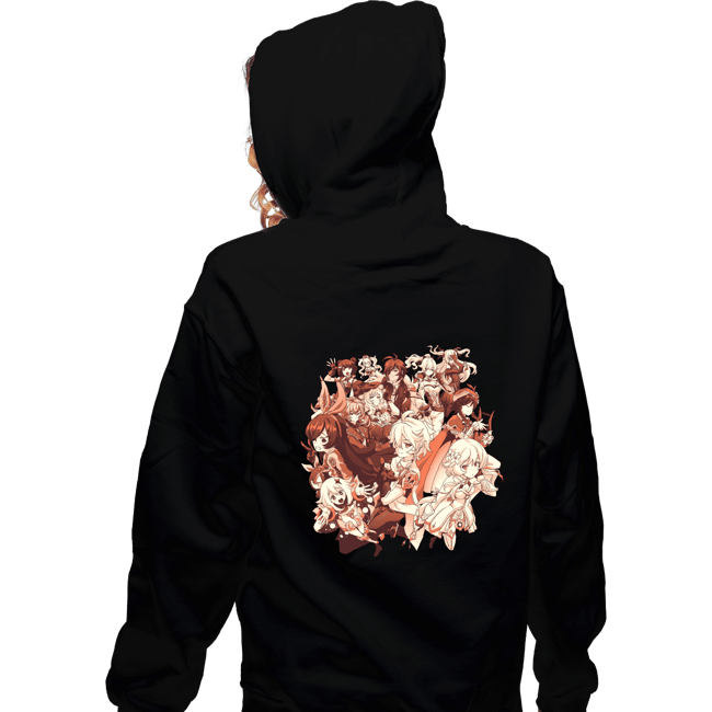Secret_Shirts Zippered Hoodies, Unisex / Small / Black Genshin