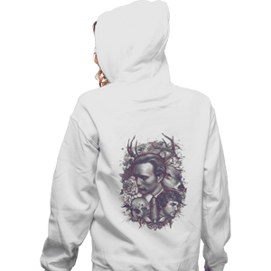 Secret_Shirts Zippered Hoodies, Unisex / Small / White Eat The Rude Sale