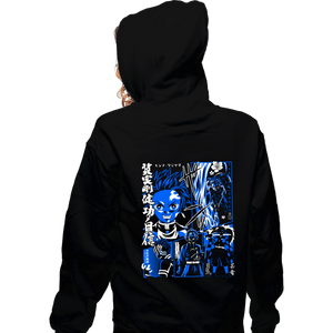 Daily_Deal_Shirts Zippered Hoodies, Unisex / Small / Black Demon Manga