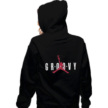 Load image into Gallery viewer, Shirts Zippered Hoodies, Unisex / Small / Black Ash Groovy
