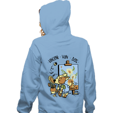 Load image into Gallery viewer, Daily_Deal_Shirts Zippered Hoodies, Unisex / Small / Royal Blue Vincent Van Dog
