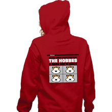 Load image into Gallery viewer, Daily_Deal_Shirts Zippered Hoodies, Unisex / Small / Red The Hobbes Album
