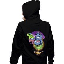 Load image into Gallery viewer, Shirts Zippered Hoodies, Unisex / Small / Black Fresh Genie Of Agrabah

