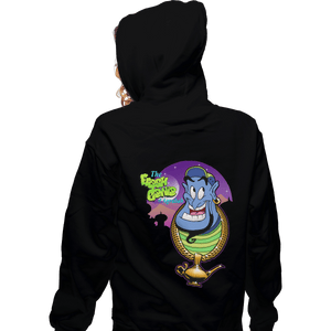 Shirts Zippered Hoodies, Unisex / Small / Black Fresh Genie Of Agrabah