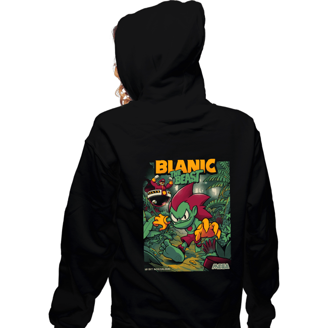 Daily_Deal_Shirts Zippered Hoodies, Unisex / Small / Black Blanic The Beast