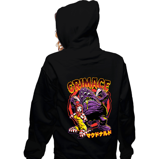 Secret_Shirts Zippered Hoodies, Unisex / Small / Black Grimace!!