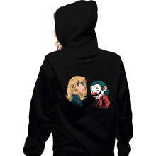 Load image into Gallery viewer, Daily_Deal_Shirts Zippered Hoodies, Unisex / Small / Black Mario And Peach
