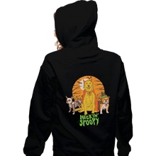 Load image into Gallery viewer, Shirts Pullover Hoodies, Unisex / Small / Black Heckin&#39; Spoopy
