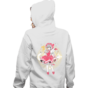 Shirts Zippered Hoodies, Unisex / Small / White Sakura