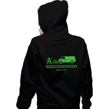 Load image into Gallery viewer, Daily_Deal_Shirts Zippered Hoodies, Unisex / Small / Black Motivational Trail

