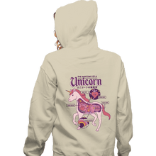 Load image into Gallery viewer, Shirts Zippered Hoodies, Unisex / Small / White Unicorn Anatomy
