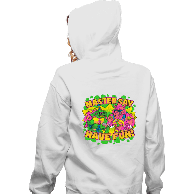 Daily_Deal_Shirts Zippered Hoodies, Unisex / Small / White Party Mutants