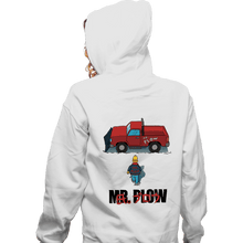 Load image into Gallery viewer, Secret_Shirts Zippered Hoodies, Unisex / Small / White Plow-Kira
