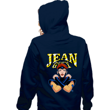 Load image into Gallery viewer, Daily_Deal_Shirts Zippered Hoodies, Unisex / Small / Navy Jean Grey 97
