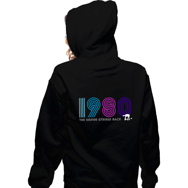 Shirts Zippered Hoodies, Unisex / Small / Black 1980 The Empire Strikes Back