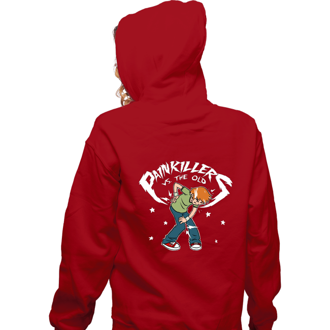Daily_Deal_Shirts Zippered Hoodies, Unisex / Small / Red Eldery Odyssey