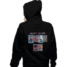 Load image into Gallery viewer, Shirts Zippered Hoodies, Unisex / Small / Black Select Spider

