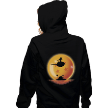 Load image into Gallery viewer, Shirts Pullover Hoodies, Unisex / Small / Black Goku on Sunset
