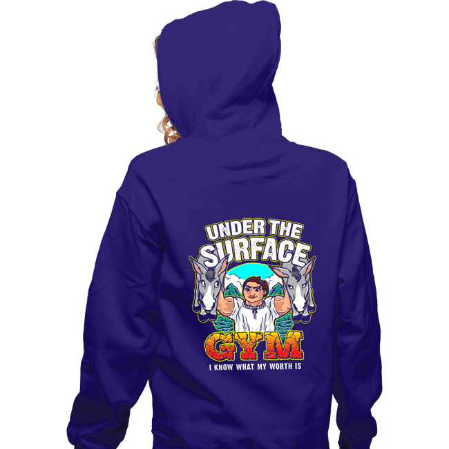 Shirts Zippered Hoodies, Unisex / Small / Violet Luisa's Gym (Violet)