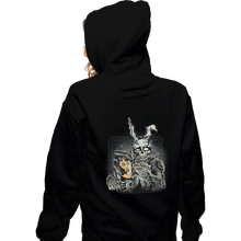 Load image into Gallery viewer, Shirts Zippered Hoodies, Unisex / Small / Black Wake Up Donnie
