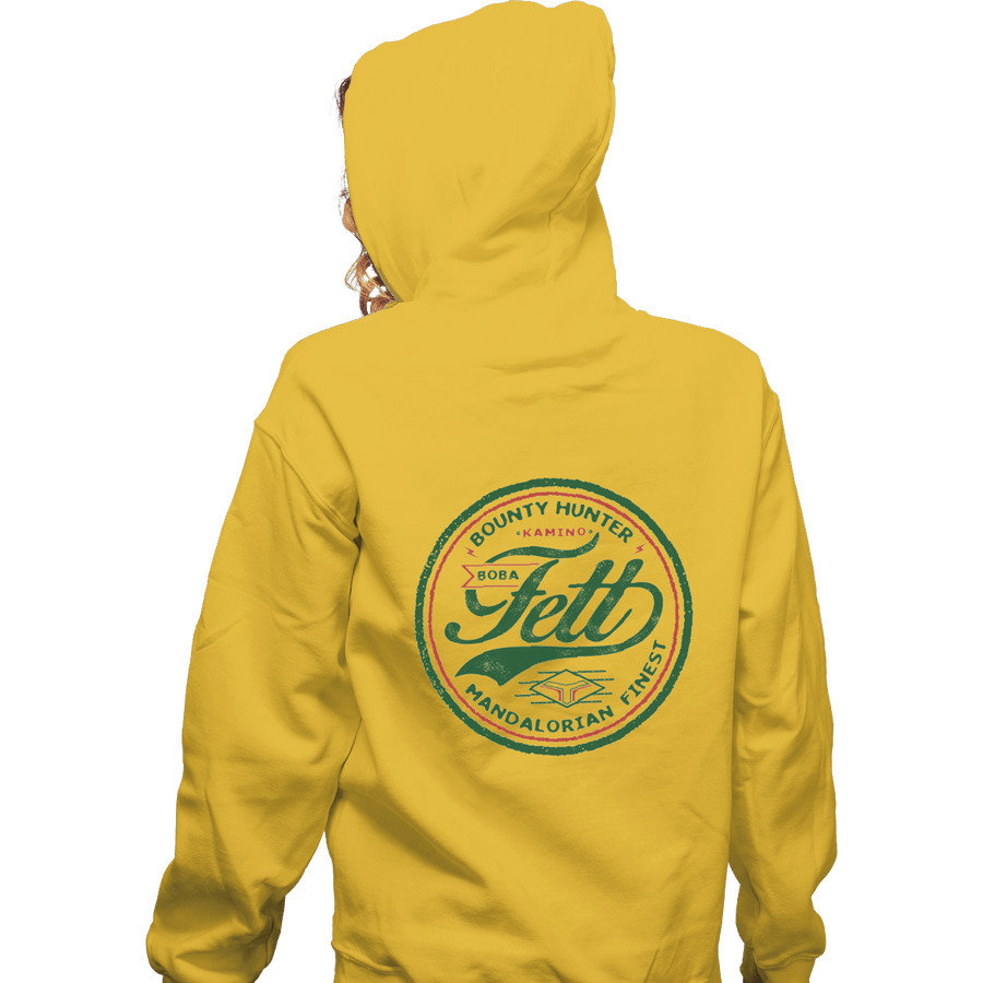 Shirts Pullover Hoodies, Unisex / Small / Gold Fett
