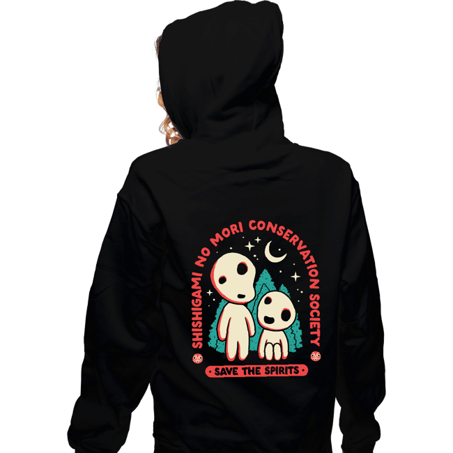 Daily_Deal_Shirts Zippered Hoodies, Unisex / Small / Black Save The Spirits