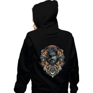 Shirts Zippered Hoodies, Unisex / Small / Black Emblem Of The Snake