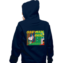 Load image into Gallery viewer, Daily_Deal_Shirts Zippered Hoodies, Unisex / Small / Navy Good Moon Knight
