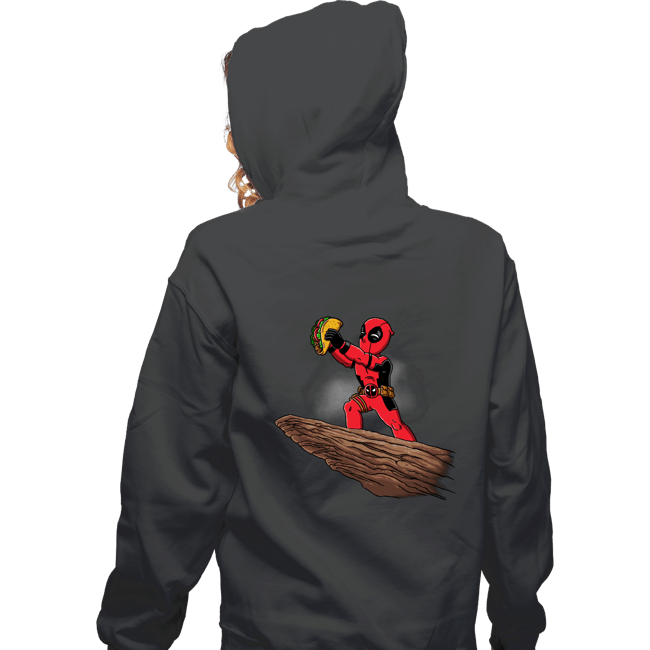 Daily_Deal_Shirts Zippered Hoodies, Unisex / Small / Dark Heather The Tacos King