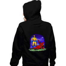Load image into Gallery viewer, Daily_Deal_Shirts Zippered Hoodies, Unisex / Small / Black Mutant Butt
