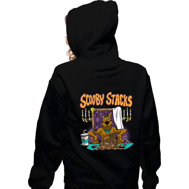 Daily_Deal_Shirts Zippered Hoodies, Unisex / Small / Black Scooby Stacks