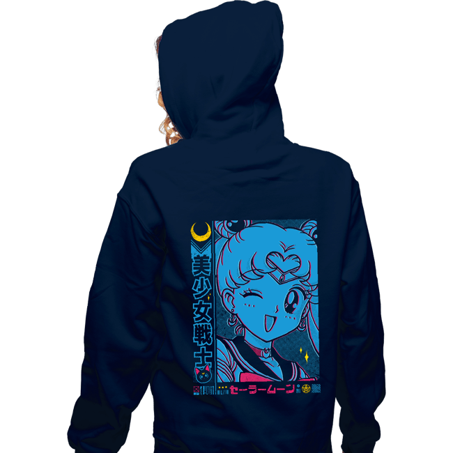 Shirts Zippered Hoodies, Unisex / Small / Navy Retro Pretty Soldier