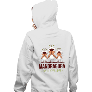 Shirts Zippered Hoodies, Unisex / Small / White Mandragoras