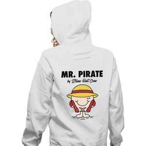 Shirts Zippered Hoodies, Unisex / Small / White The Little Mr Pirate