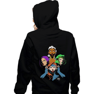 Shirts Zippered Hoodies, Unisex / Small / Black X-Women Rhapsody