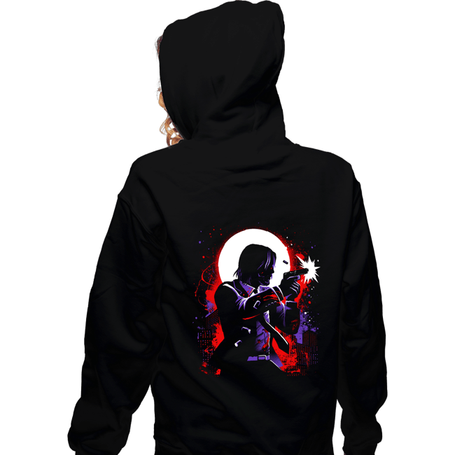 Daily_Deal_Shirts Zippered Hoodies, Unisex / Small / Black Death's Very Emissary