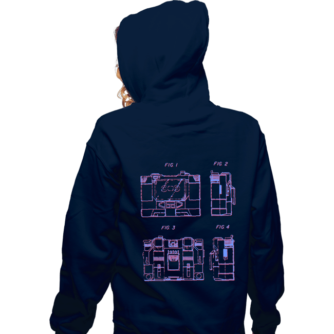 Daily_Deal_Shirts Zippered Hoodies, Unisex / Small / Navy Start The Music