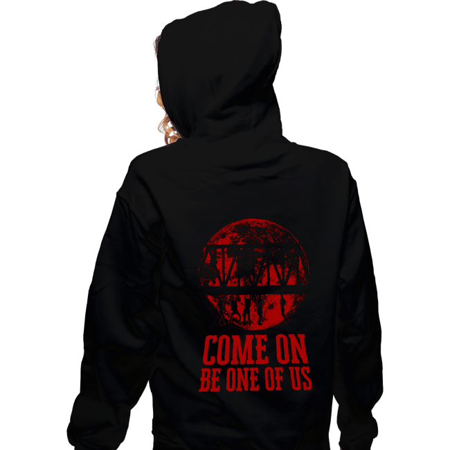 Daily_Deal_Shirts Zippered Hoodies, Unisex / Small / Black One Of Us
