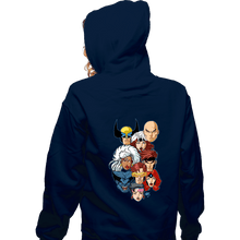 Load image into Gallery viewer, Daily_Deal_Shirts Zippered Hoodies, Unisex / Small / Navy Mutant 97 Heads!
