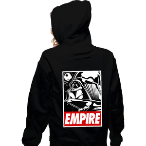 Shirts Zippered Hoodies, Unisex / Small / Black Empire