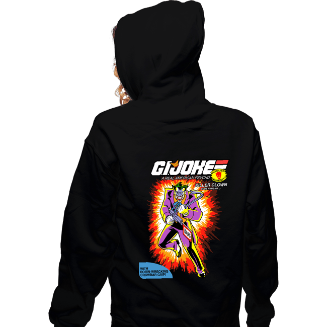 Daily_Deal_Shirts Zippered Hoodies, Unisex / Small / Black GI Joker