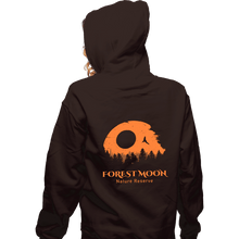 Load image into Gallery viewer, Daily_Deal_Shirts Zippered Hoodies, Unisex / Small / Dark Chocolate Forest Moon Reserve
