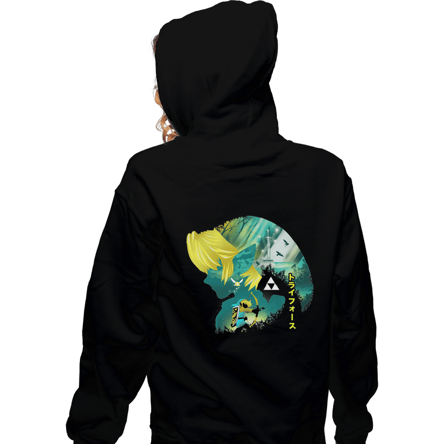 Shirts Zippered Hoodies, Unisex / Small / Black A Link To The Past