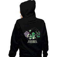 Load image into Gallery viewer, Shirts Zippered Hoodies, Unisex / Small / Black Ambition
