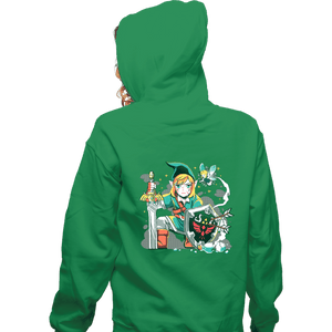 Shirts Zippered Hoodies, Unisex / Small / Irish Green Low Health