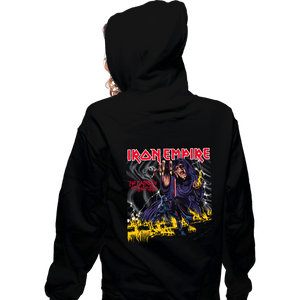 Daily_Deal_Shirts Zippered Hoodies, Unisex / Small / Black Iron Empire