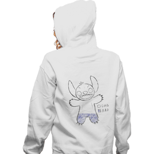 Shirts Zippered Hoodies, Unisex / Small / White Good VS Bad